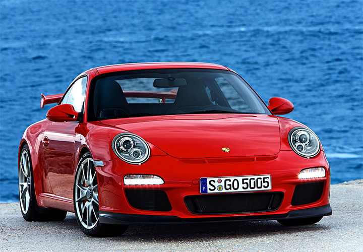 The desirable Porsche 997 GT3 in Guards Red