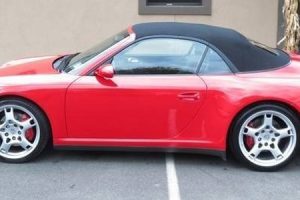 2007 porsche 911 C4S convertible for sale guards red