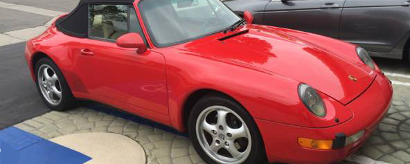 1995 porsche 993 for sale convertible guards red