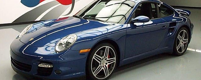 2007 porsche 911 turbo blue